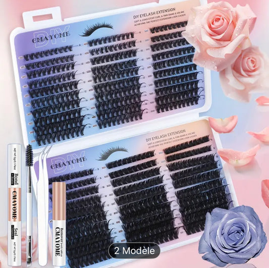 Kit Extension de Cils DIY – Effet Salon à la Maison (PRÉCOMMANDE)