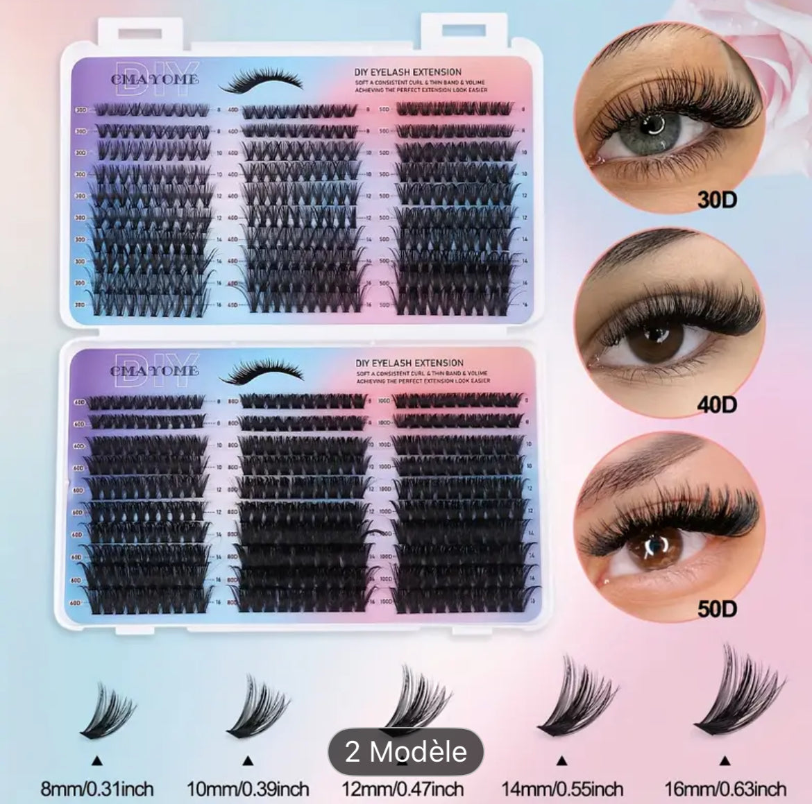 Kit Extension de Cils DIY – Effet Salon à la Maison (PRÉCOMMANDE)