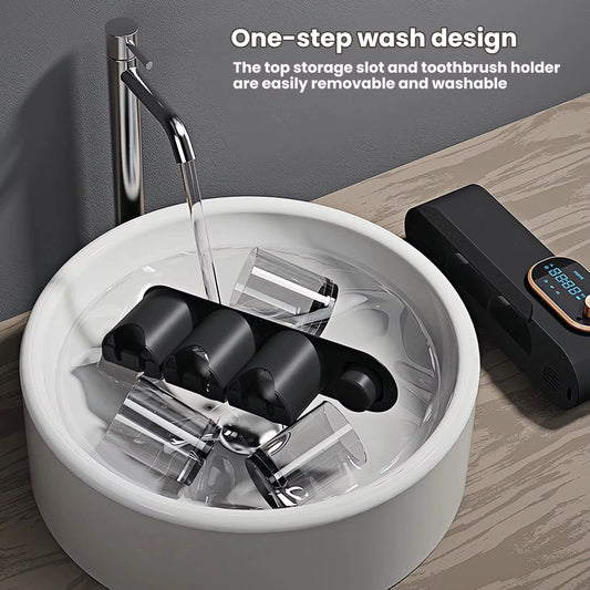 SUPPORT DE BROSSE A DENTS - LED INTÉGRÉ