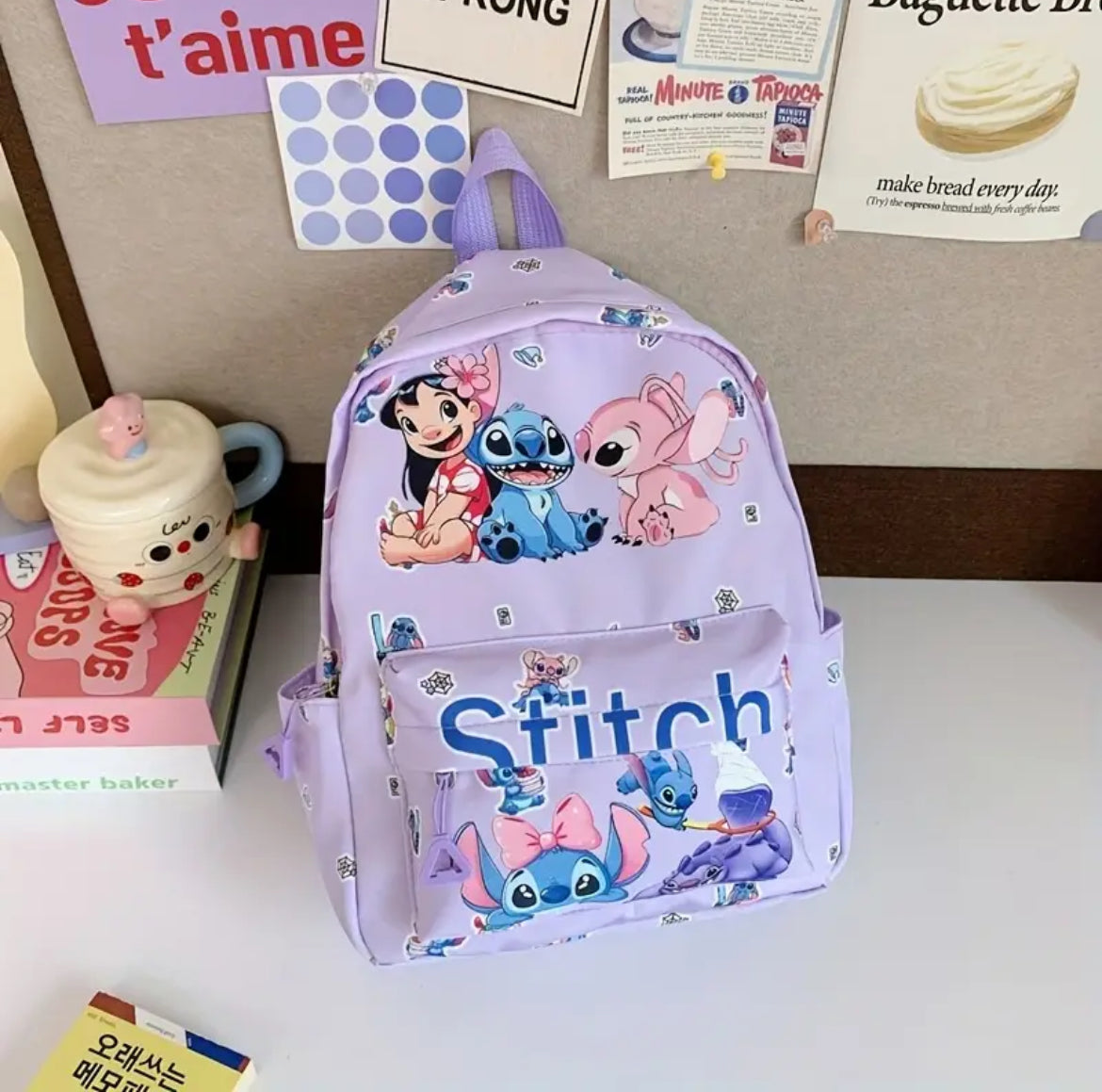 🎒 Mini Sac à dos Stitch – 5 styles adorables 🌈