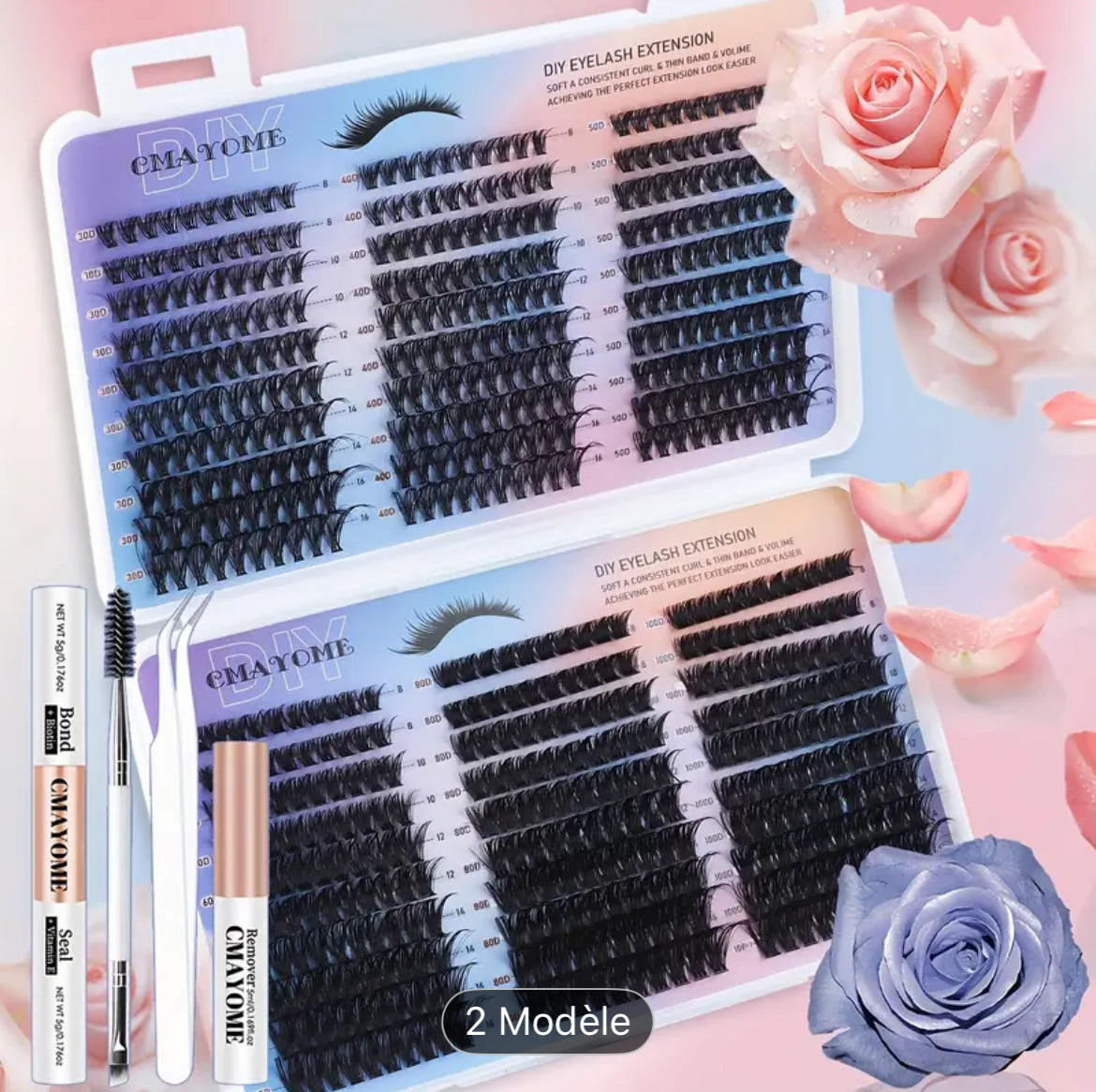 Kit Extension de Cils DIY – Effet Salon à la Maison (PRÉCOMMANDE)