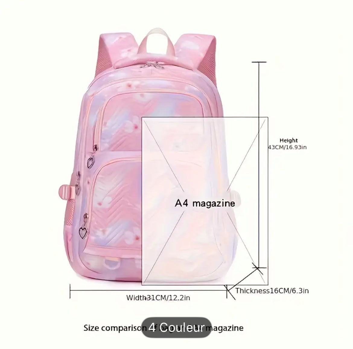 🎒 Sac à dos Stitch – 4 couleurs disponibles 🌺