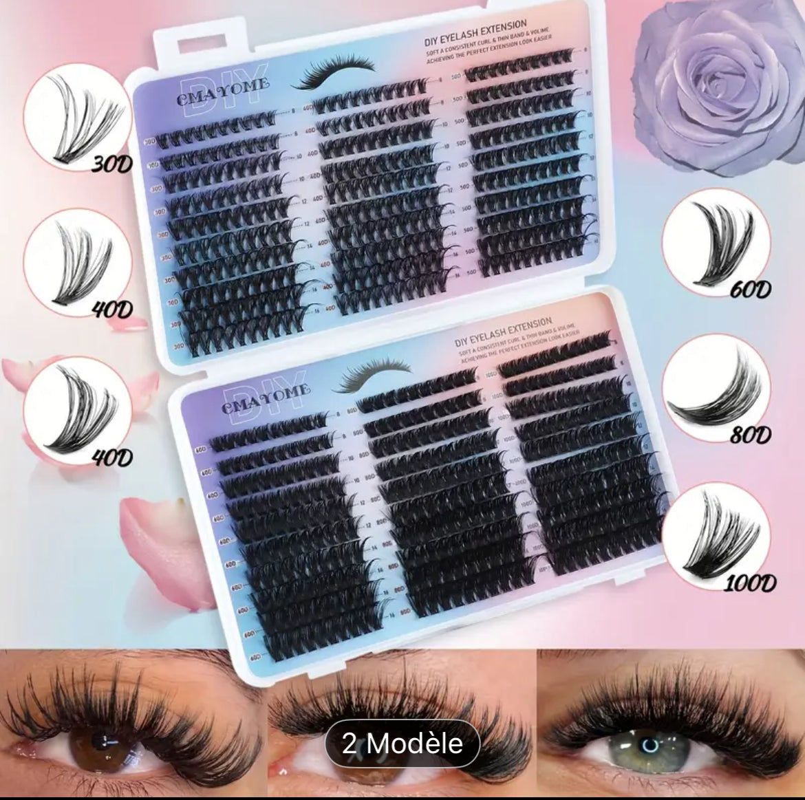 Kit Extension de Cils DIY – Effet Salon à la Maison (PRÉCOMMANDE)