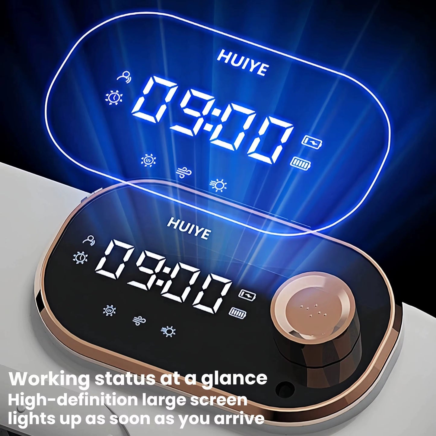 SUPPORT DE BROSSE A DENTS - LED INTÉGRÉ